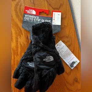 NWT The North Face Black XS Osito Etip Women's Gloves